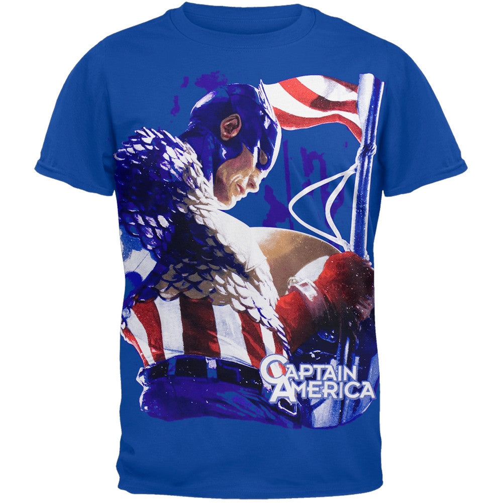 Captain America - These Colors Don't Run T-Shirt Men's T-Shirts Captain America   