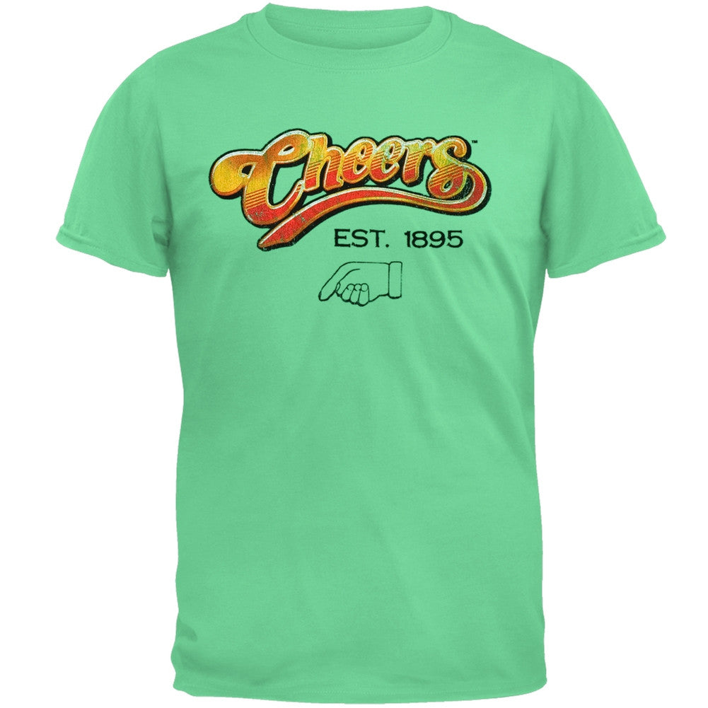 Cheers - Cheers Lads Soft T-Shirt Men's T-Shirts Cheers SM Light Green 