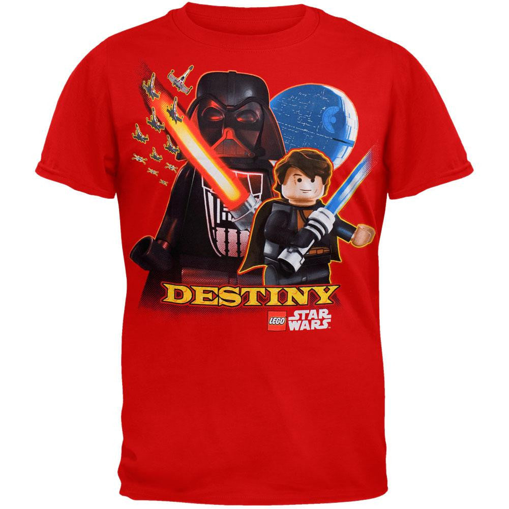 Lego Star Wars - Destiny Youth T-Shirt Youth T-Shirts Lego Star Wars LG Red 