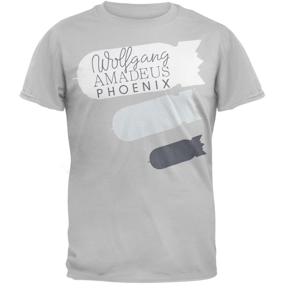 Phoenix - Grey Bombs Soft T-Shirt Men's T-Shirts Phoenix XL Grey 