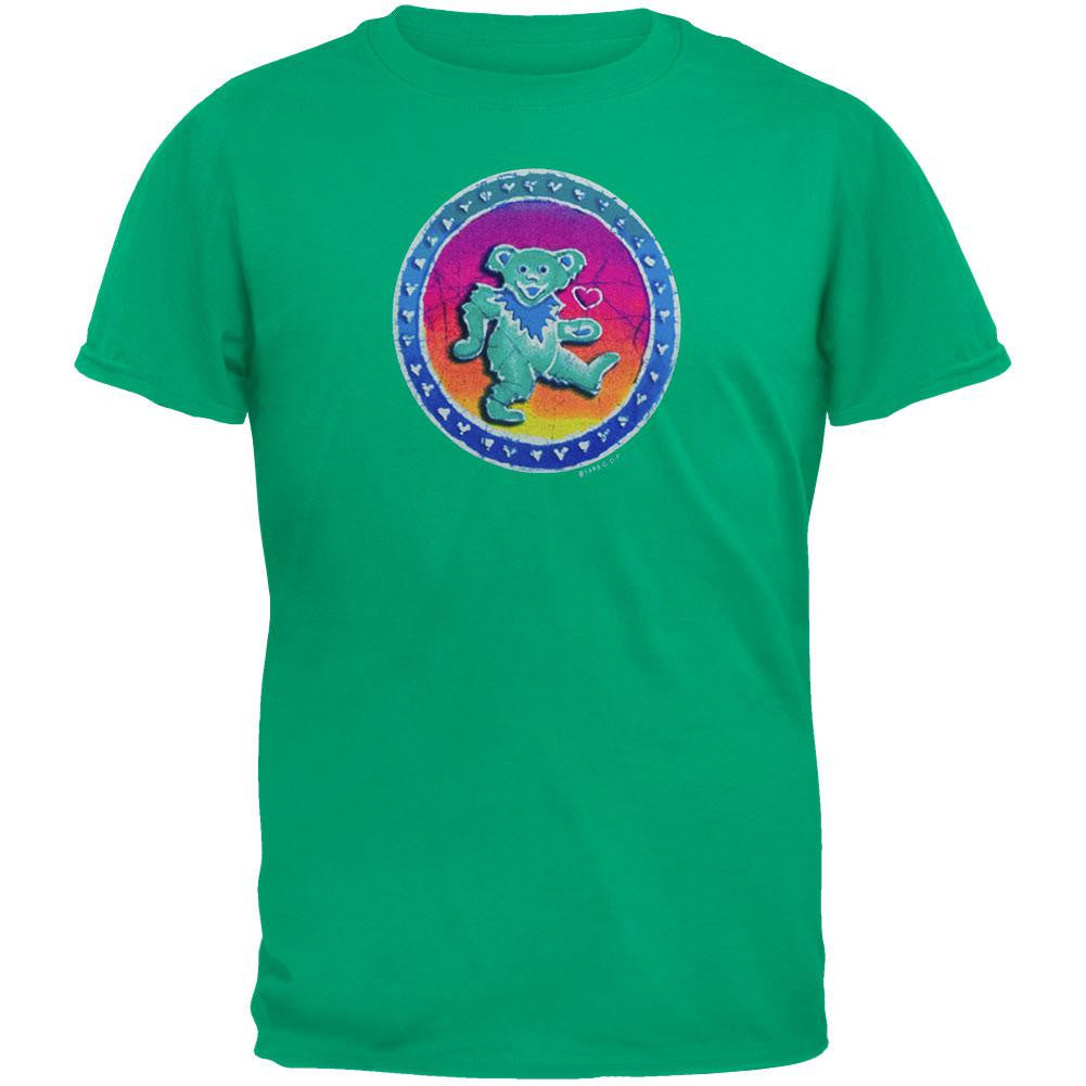 Grateful Dead - Dancing Bear Youth T-Shirt Youth T-Shirts Grateful Dead SM Green