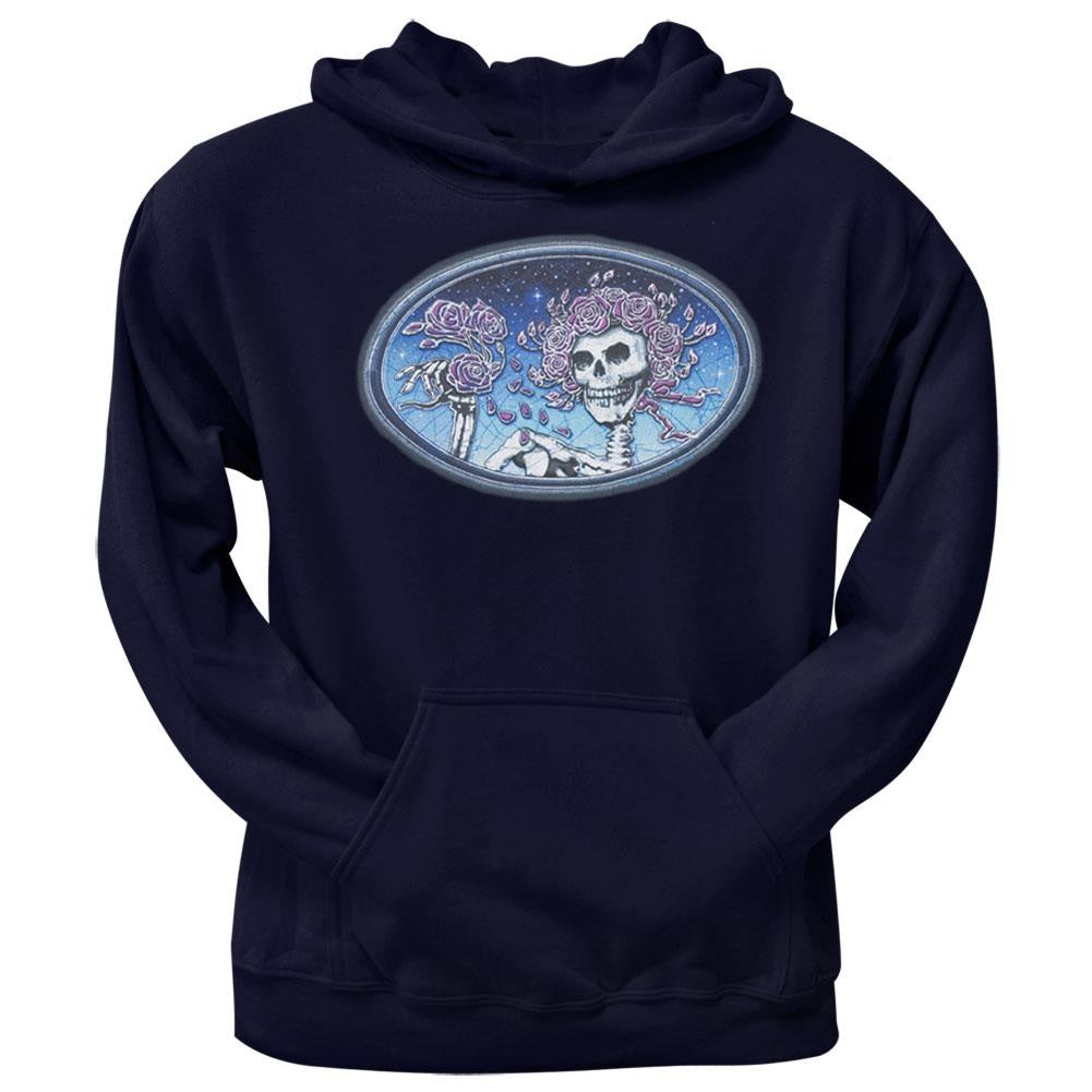 Grateful Dead - Skull And Roses Pullover Hoodie Men's Hoodies Grateful Dead 2XL Blue 