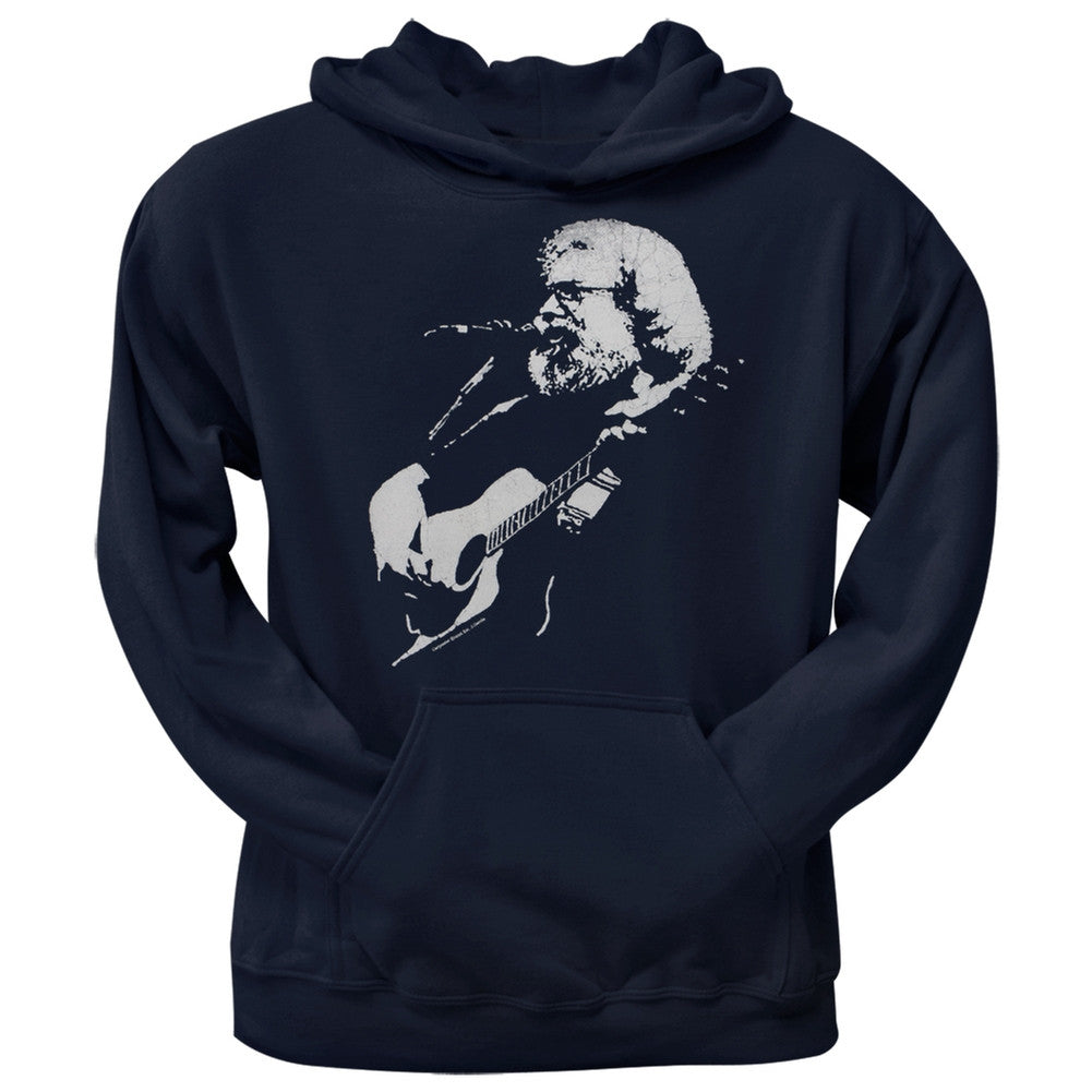 Jerry Garcia - Acoustic Pullover Hoodie Men's Hoodies Jerry Garcia MD Dark Blue