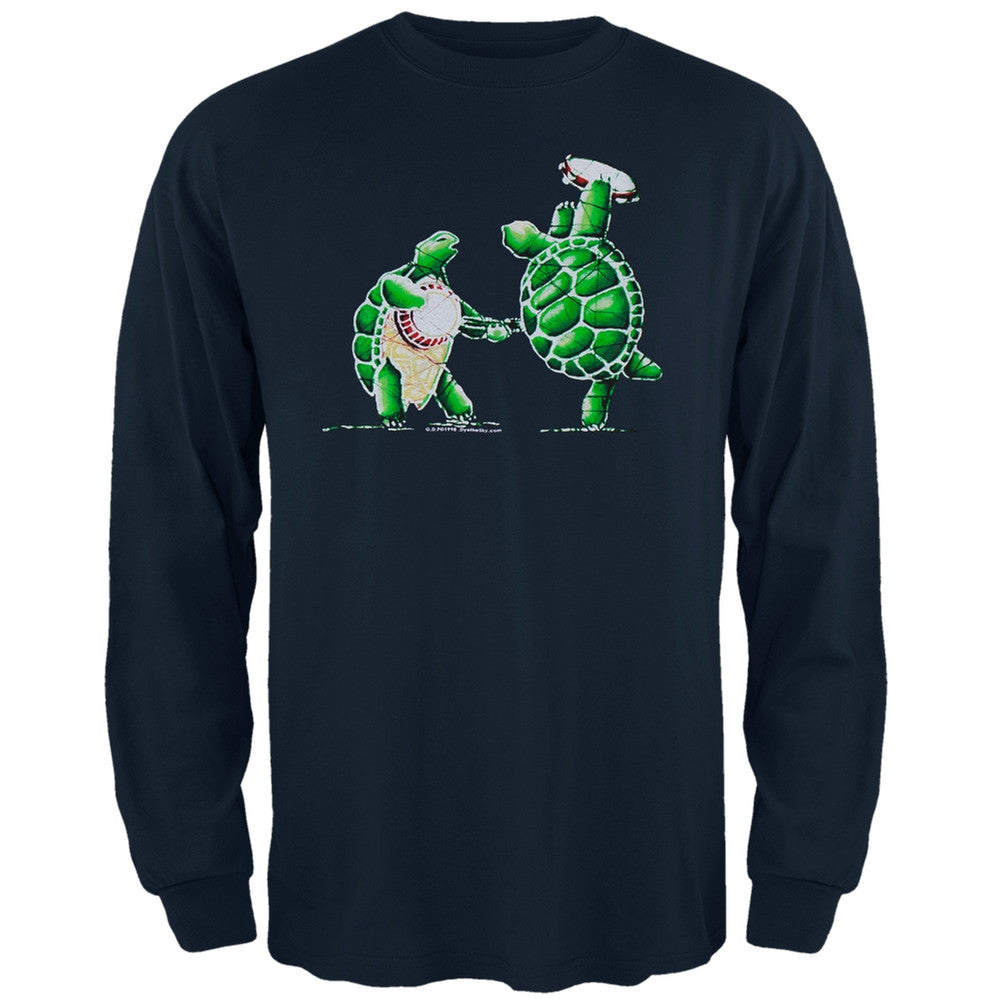 Grateful Dead - Terrapin Station Long Sleeve Navy T-Shirt Men's Long Sleeves Grateful Dead MD Dark Blue 