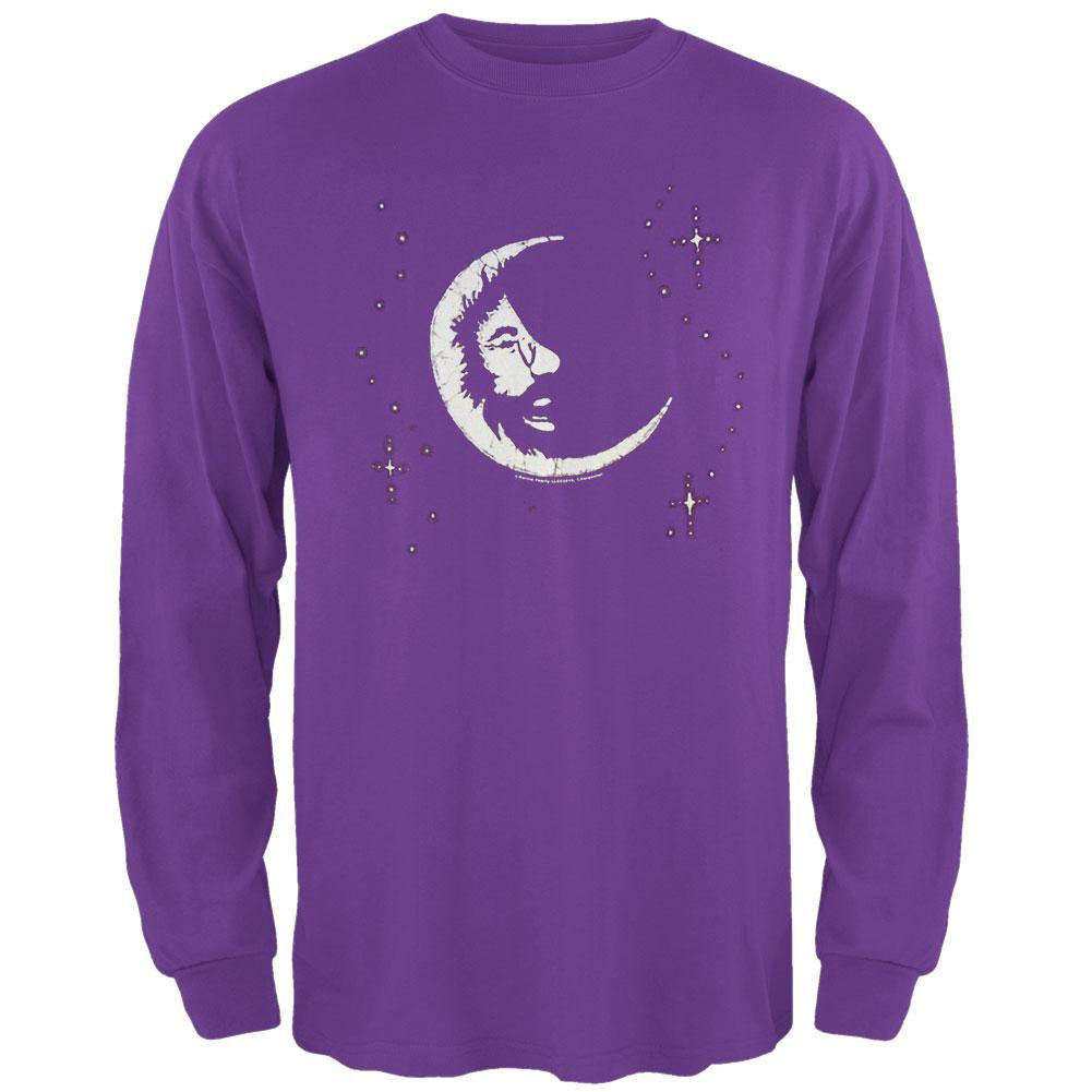 Jerry Garcia - Moon Long Sleeve T-Shirt Men's Long Sleeves Jerry Garcia MD Purple