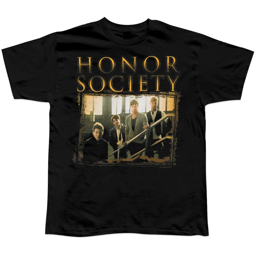 Honor Society - Brush Frame T-Shirt Men's T-Shirts The Honor Society LG Black