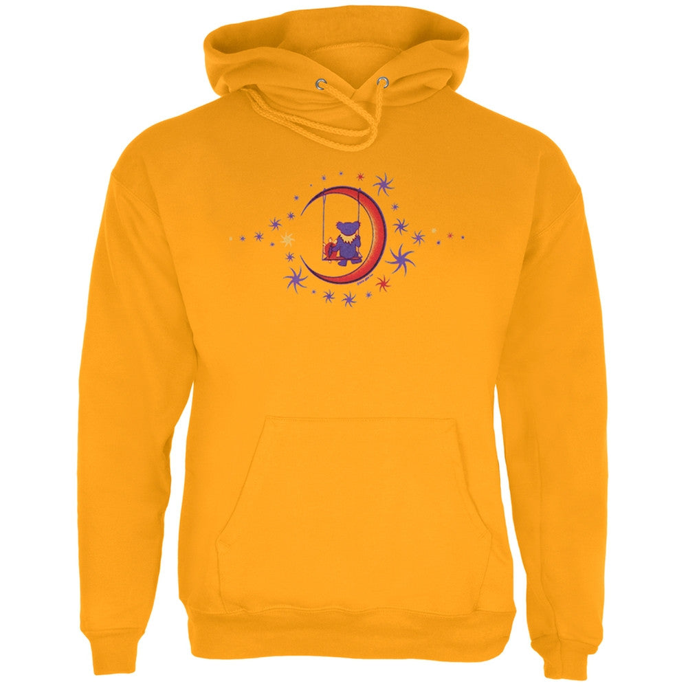 Grateful Dead - Moon Swing Pullover Hoodie Yellow Men's Hoodies Grateful Dead   