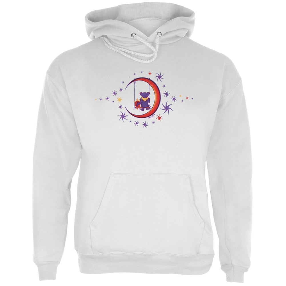 Grateful Dead - Moon Swing Pullover Hoodie White Men's Hoodies Grateful Dead   