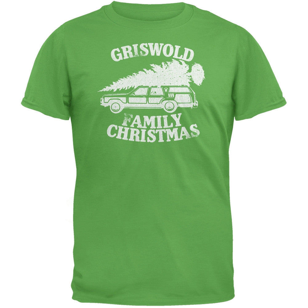 Christmas Vacation - Griswold Family Christmas Adult T-Shirt Men's T-Shirts National Lampoon MD Green 