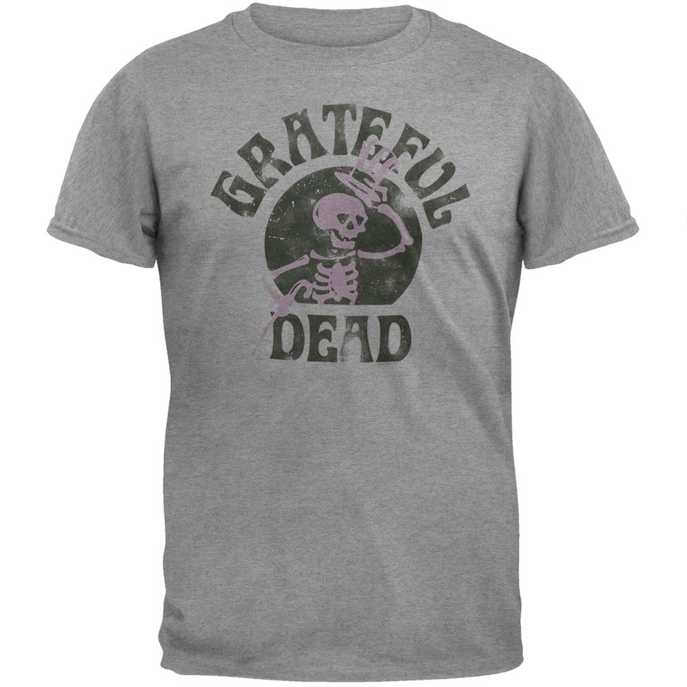 Grateful Dead - Skeleton T-Shirt Men's T-Shirts Grateful Dead 3XL Heather 