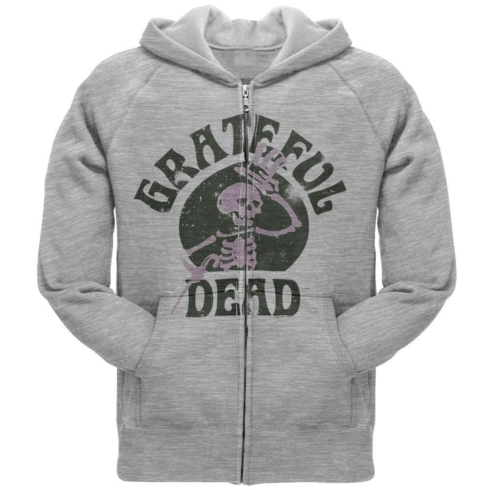 Grateful Dead - Skeleton Zip Hoodie Men's Hoodies Grateful Dead 2XL Grey 