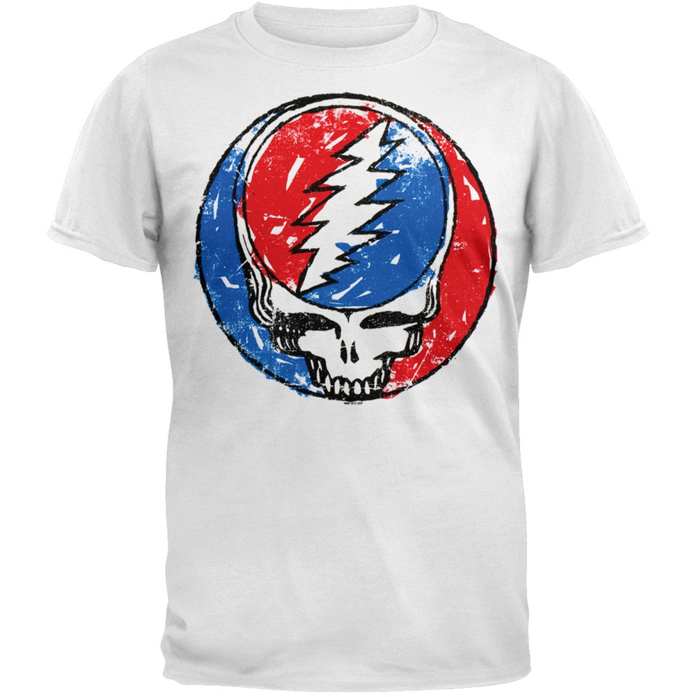 Grateful Dead - Scratched Stealie T-Shirt Men's T-Shirts Grateful Dead   