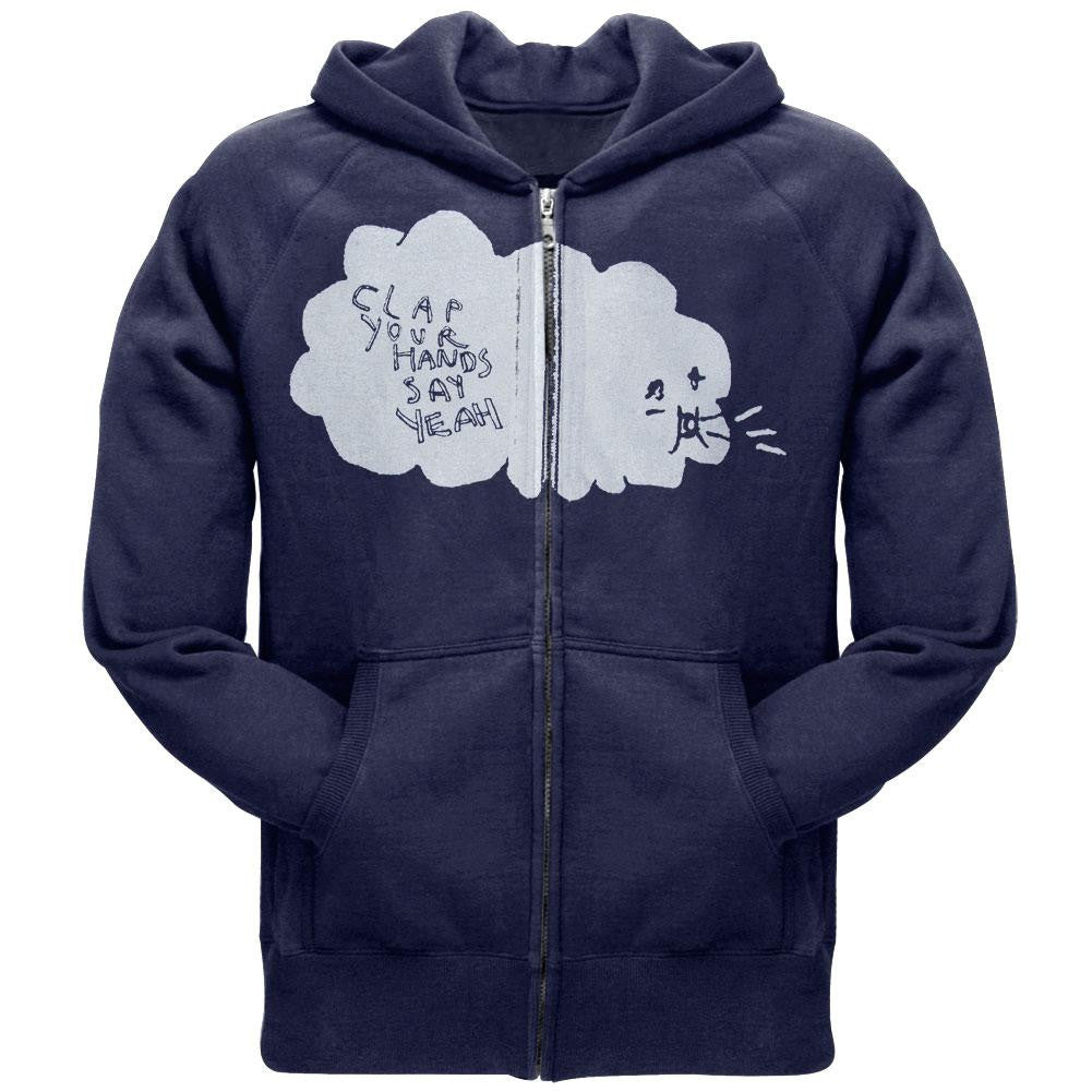 Clap Your Hands Say Yeah - Clouds Zip Hoodie Men's Hoodies Clap Your Hands Say Yeah SM Blue 