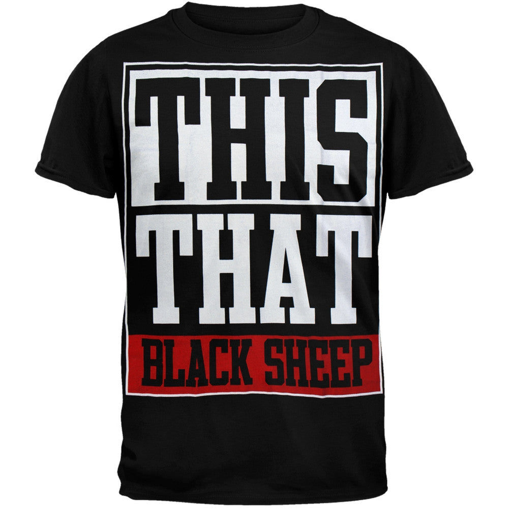 Black Sheep - This That T-Shirt Men's T-Shirts Black Sheep SM Black 