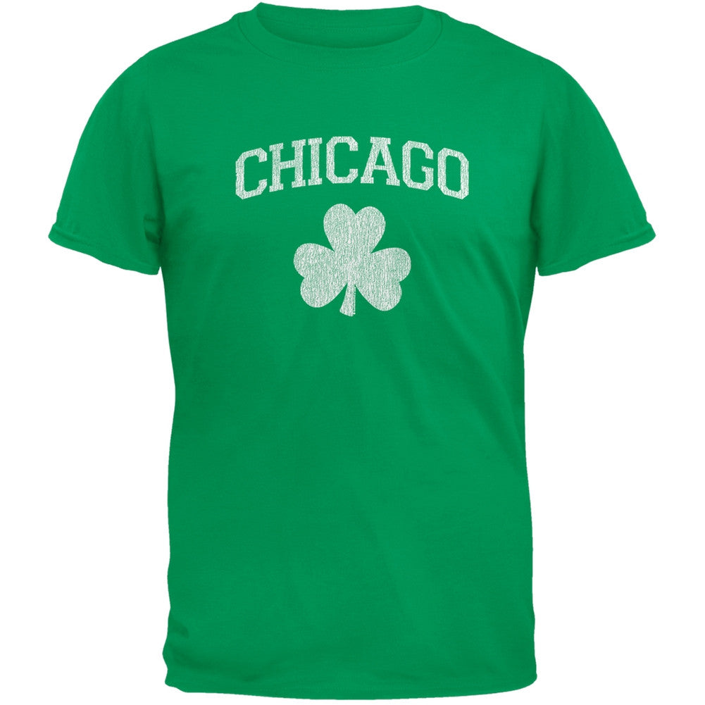 Chicago Shamrock T-Shirt Men's T-Shirts Old Glory 2XL Green 