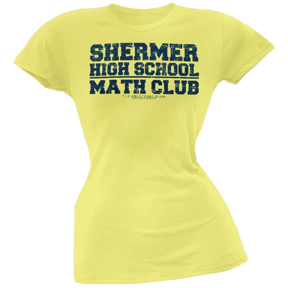 Breakfast Club - Math Club Juniors T-Shirt Juniors T-Shirts Breakfast Club SM Yellow