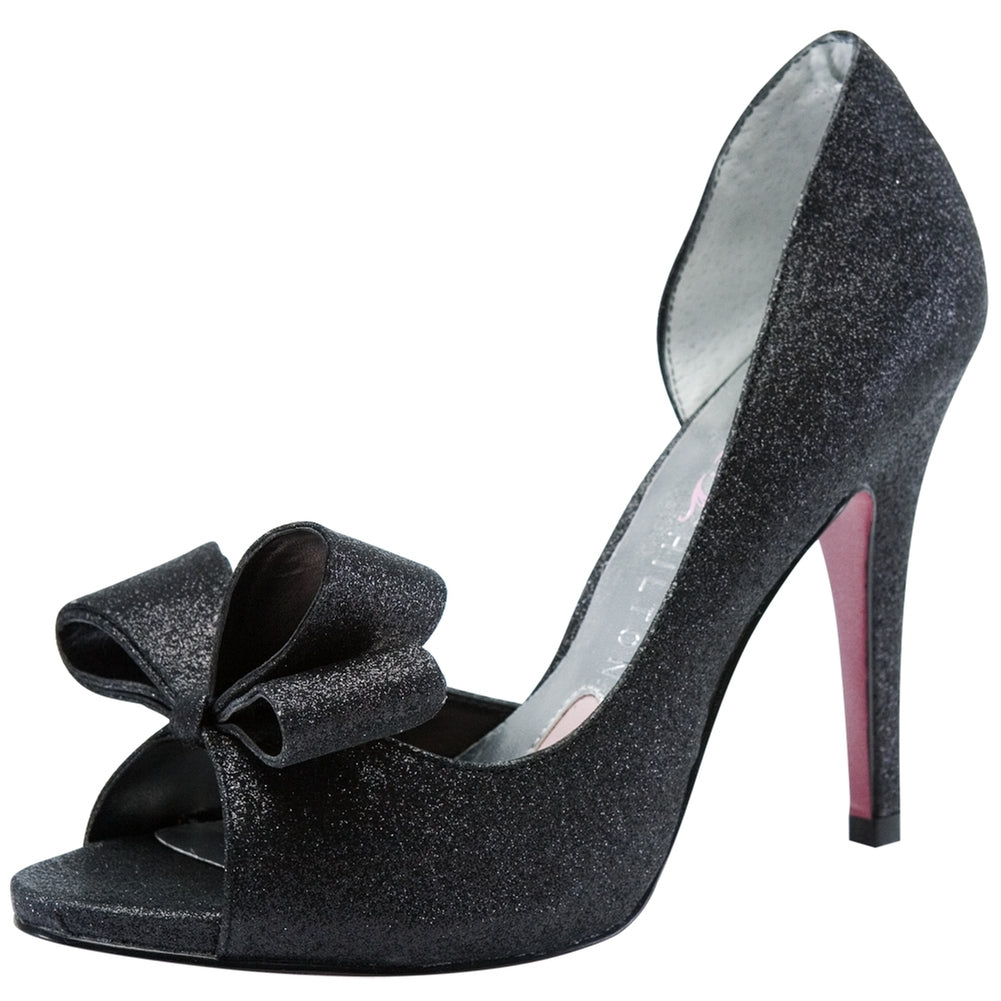 Paris Hilton Footwear - Senorita - Black Glitter Pumps Paris Hilton Clothing & Accessories 7.5 Black 