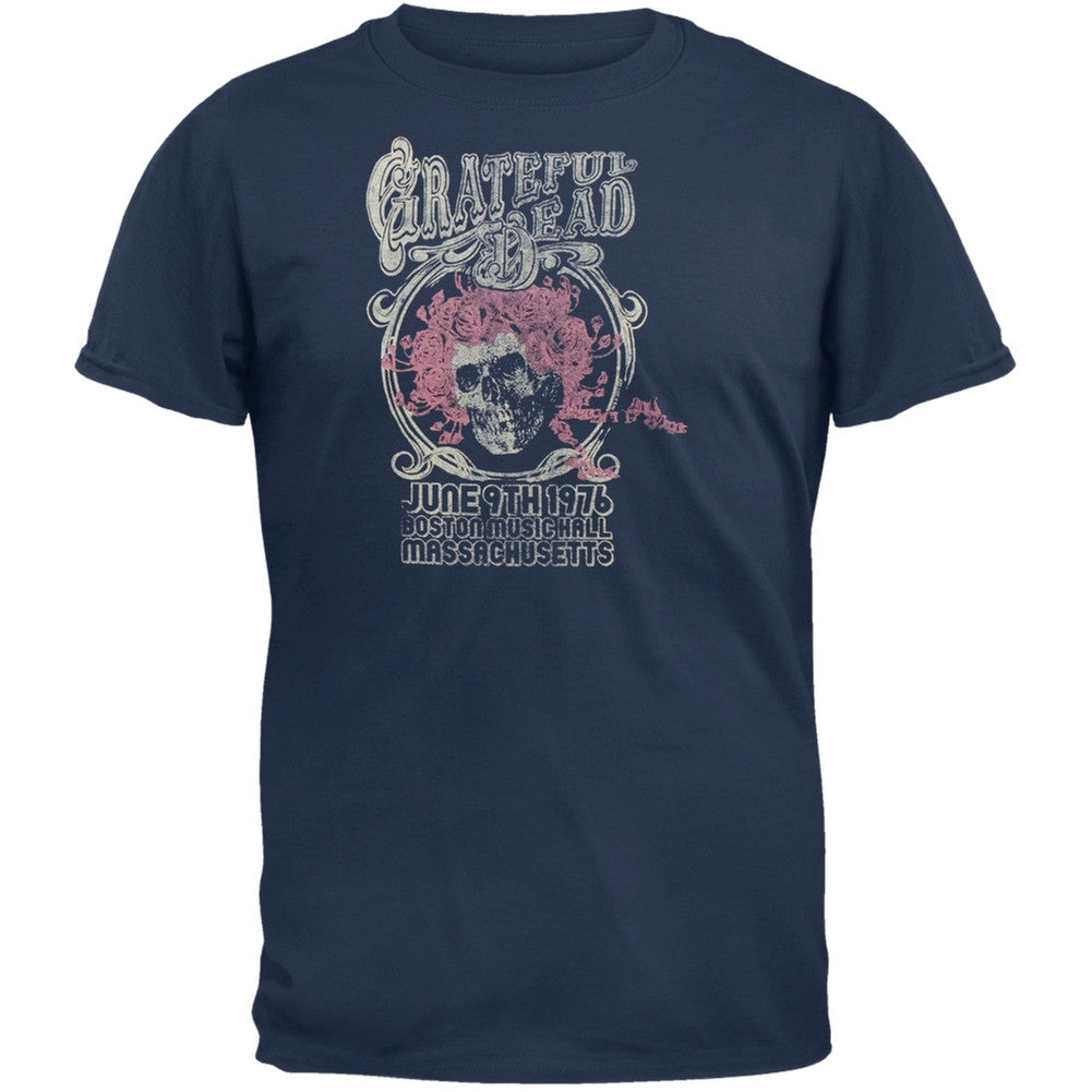 Grateful Dead - Boston Music Hall T-Shirt Men's T-Shirts Grateful Dead SM Dark Blue 