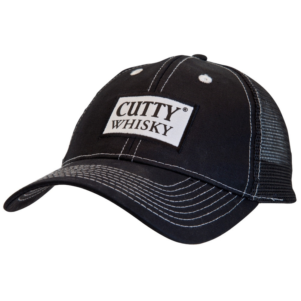 Cutty Whiskey - Patch Logo Trucker Cap Trucker Caps Old Glory OS Black 