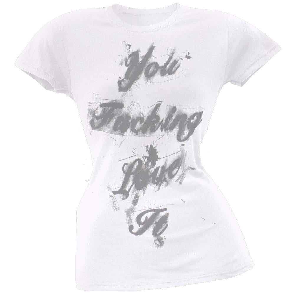 Dirty Pretty Things - Love It Juniors T-Shirt Juniors T-Shirts Dirty Pretty Things SM White