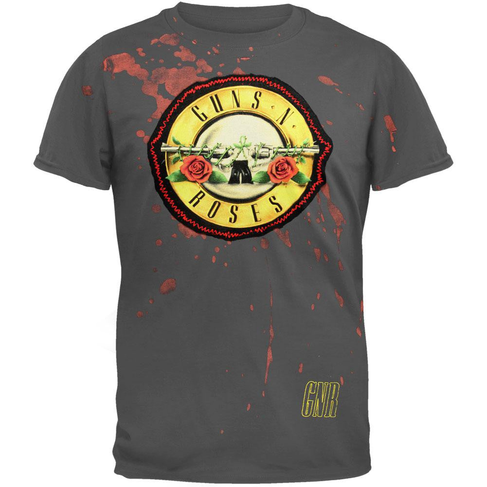 Guns N Roses - Bullet Blood Premium T-Shirt Men's T-Shirts Guns N' Roses 2XL Grey 