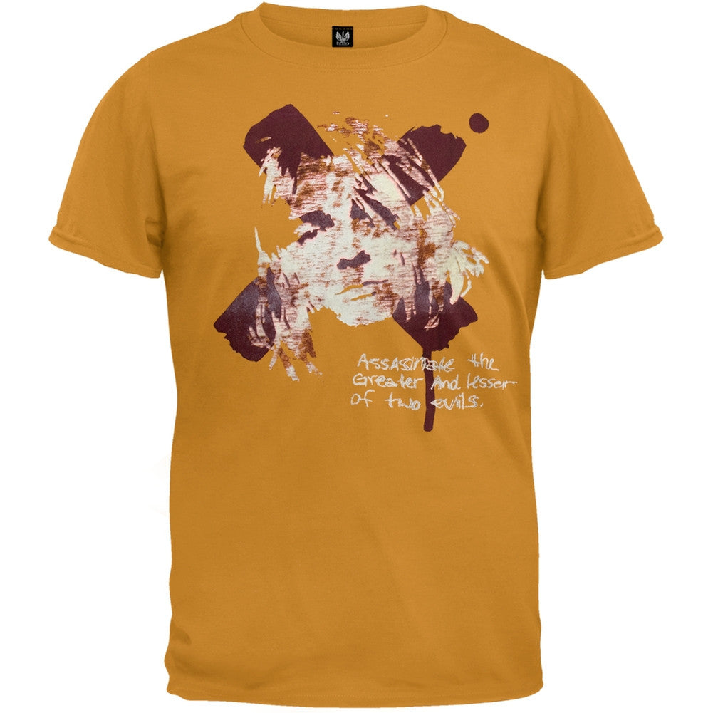 Kurt Cobain - Assassination Premium T-Shirt Men's T-Shirts Kurt Cobain SM Yellow 