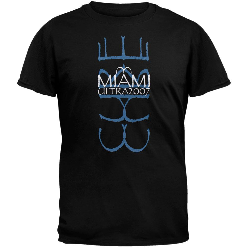 The Cure - Miami Ultra 07 Tour T-Shirt Men's T-Shirts The Cure 2XL Black 