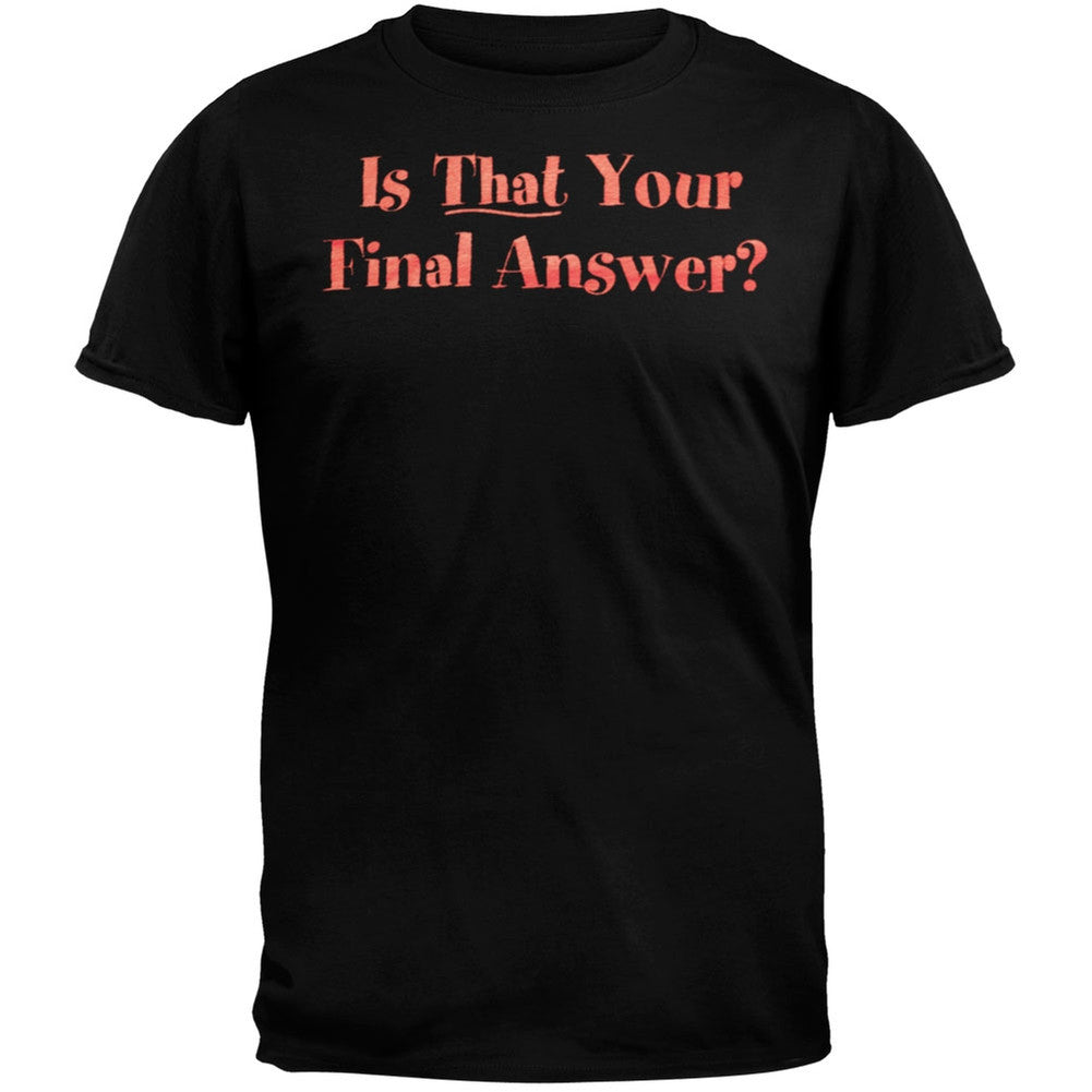 Final Answer T-Shirt Men's T-Shirts Old Glory   