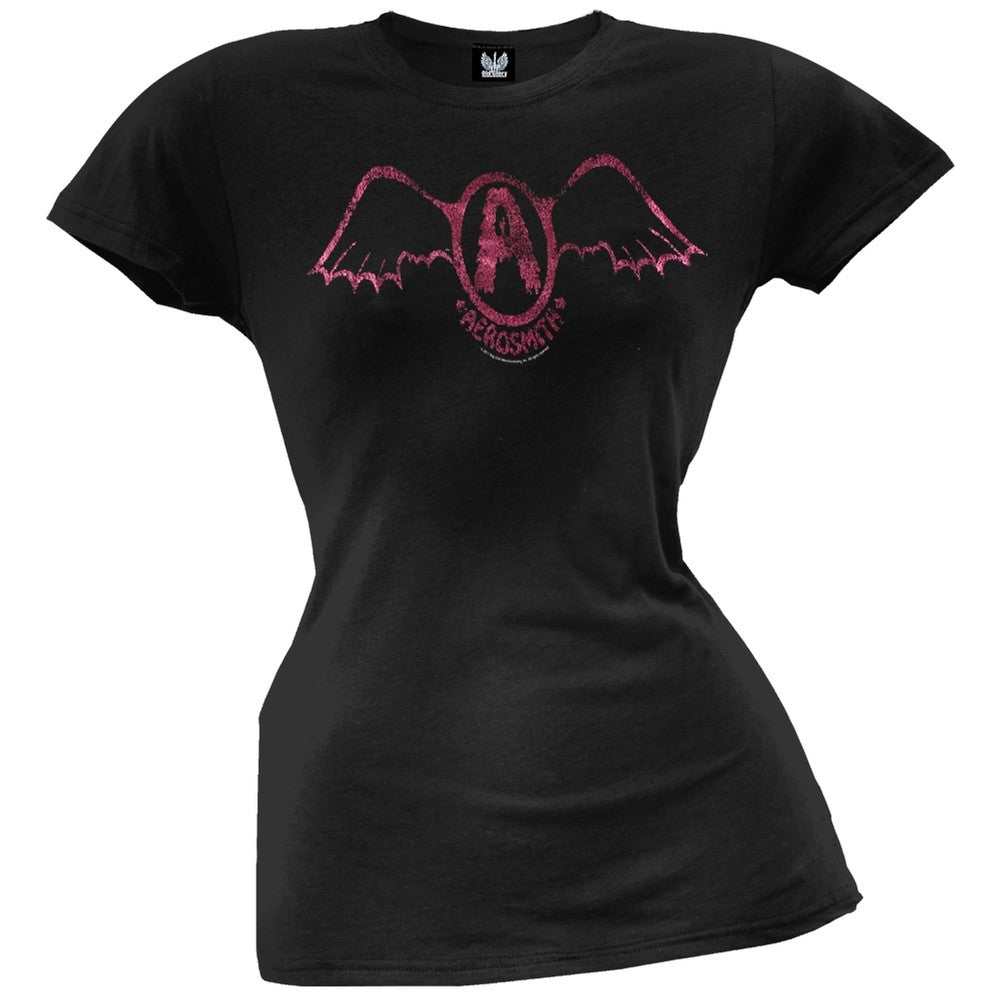 AEROSMITH Faded Wings Metal Oversized Men's Premium Quality In Lowest Price Tee Only In Dhaka main image 1