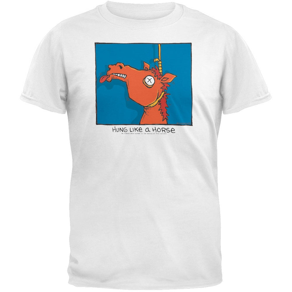 Hung Like A Horse T-Shirt Men's T-Shirts Old Glory   