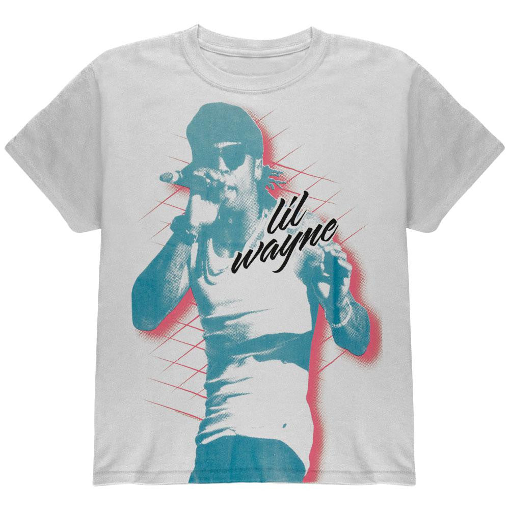 Lil Wayne - Lollipop Youth T-Shirt Youth T-Shirts Lil Wayne SM White 