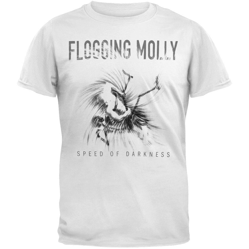 Flogging Molly - Speed Of Darkness Soft T-Shirt Men's T-Shirts Flogging Molly SM Grey 