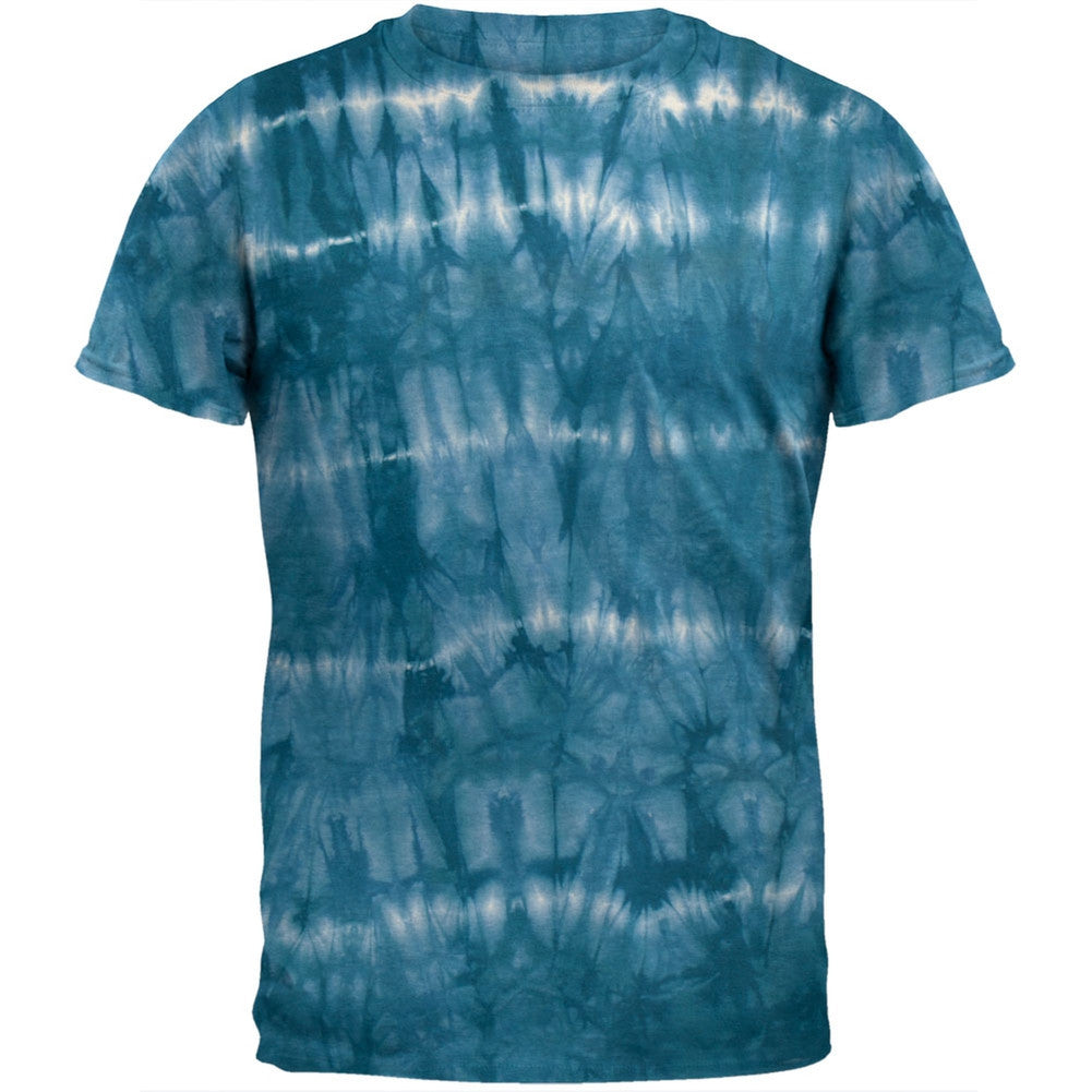 Turquoise Tie Dye - T-Shirt Men's T-Shirts Old Glory   