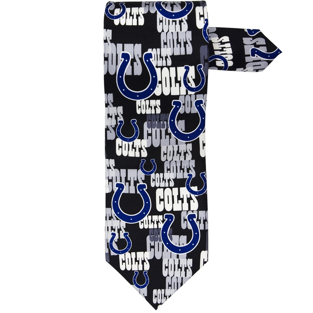 Indianapolis Colts - Logo Necktie Men's Neck Ties Old Glory OS Black 