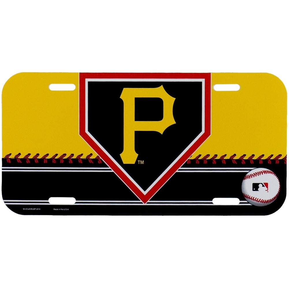 Pittsburgh Pirates - Homeplate Logo License Plate License Plates Old Glory OS Multi 