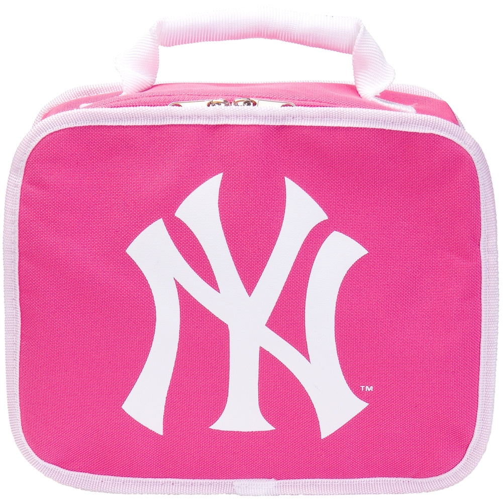 New York Yankees - Logo Soft Pink Lunch Box Lunch Boxes Old Glory OS Pink 