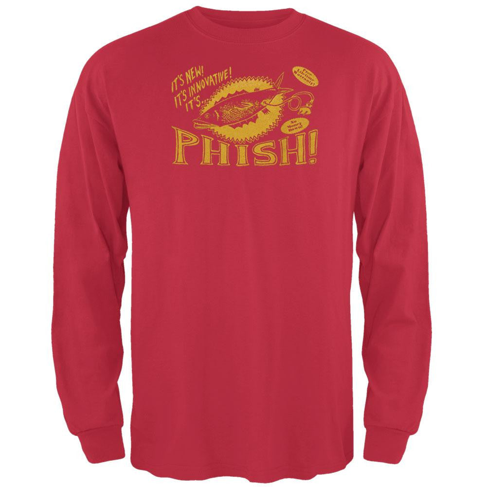 Phish - Pollock Unplugged Long Sleeve T-Shirt Men's Long Sleeves Phish SM Red 