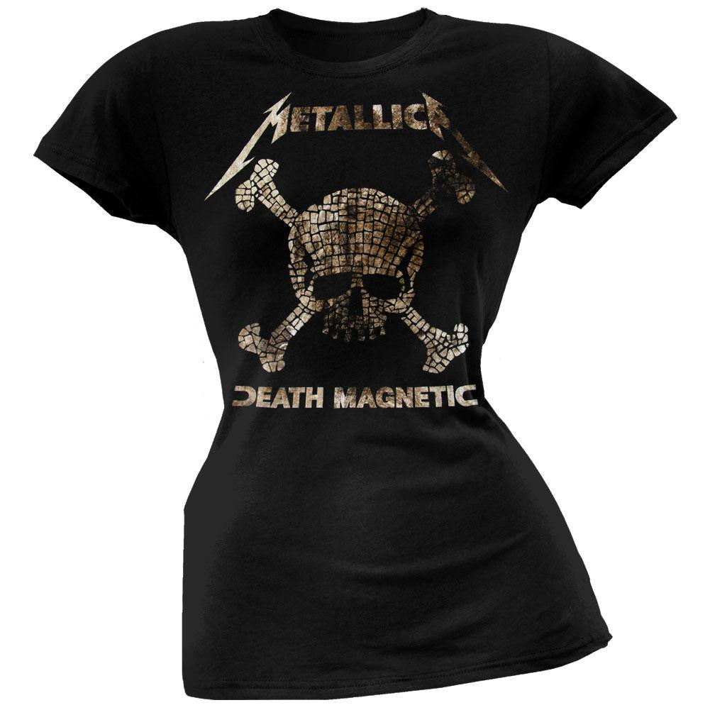 Metallica - Skull Mosaic Juniors T-Shirt Juniors T-Shirts Metallica SM  