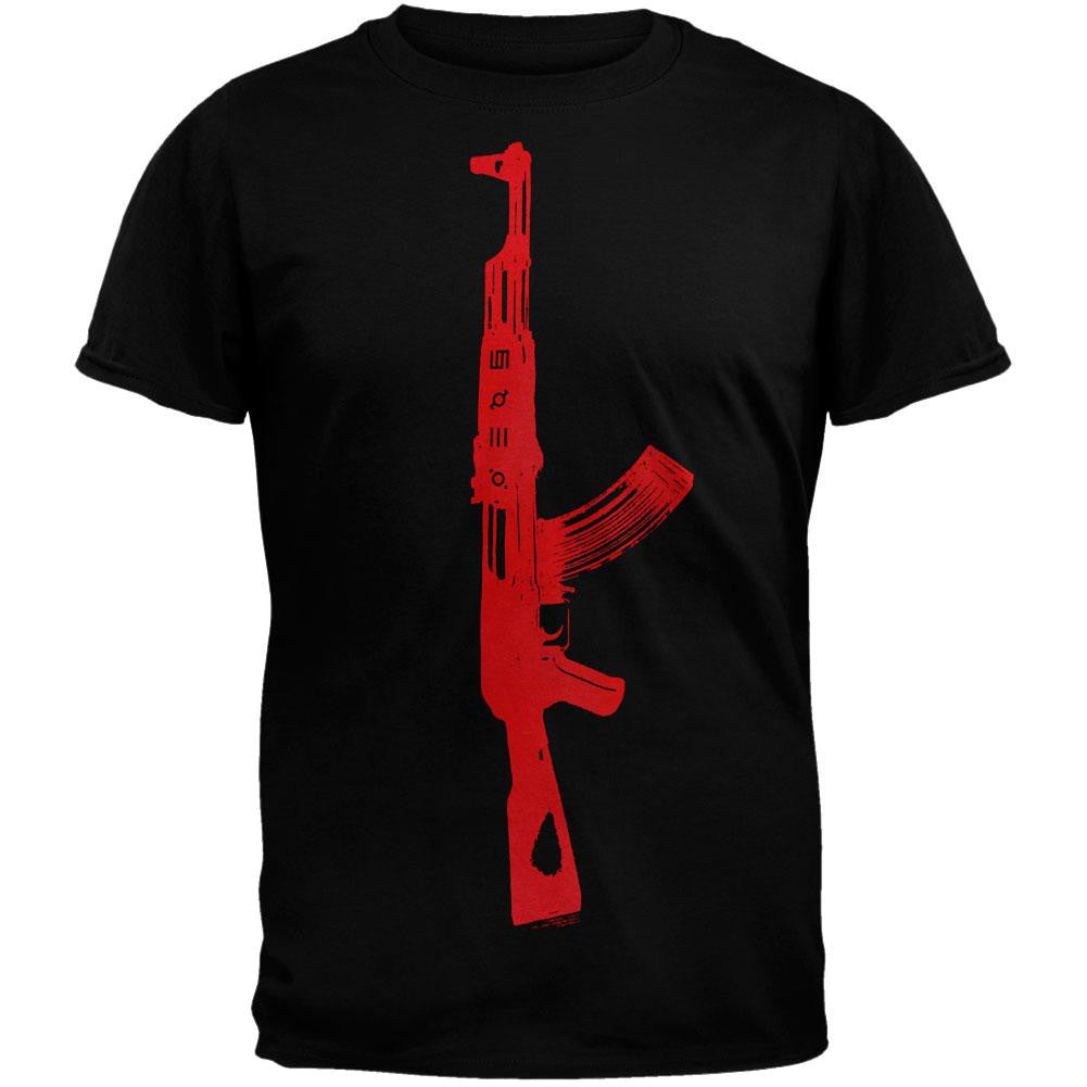 30 Seconds To Mars - Rifle T-Shirt Men's T-Shirts 30 Seconds To Mars LG Black 