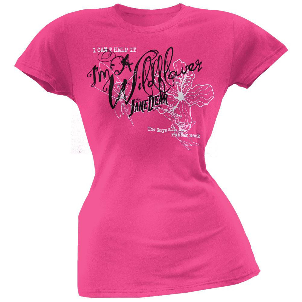 JaneDear Girls - Wildflower Juniors T-Shirt Juniors T-Shirts JaneDear Girls 2XL Pink 