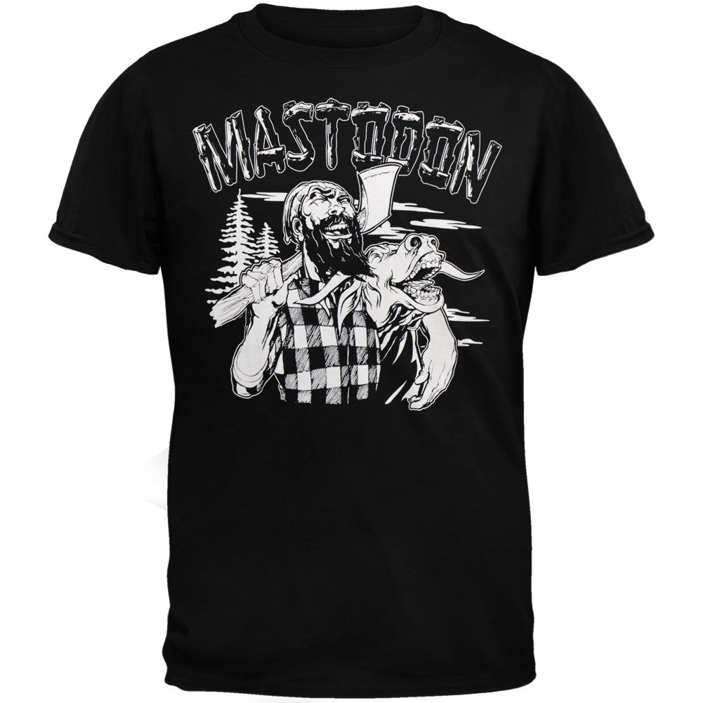 Mastodon - Paul And Babe Soft T-Shirt Men's T-Shirts Mastodon MD Black 