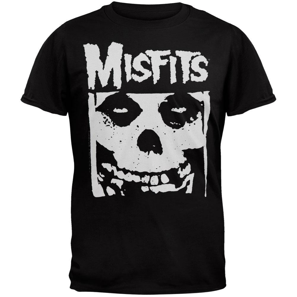 Misfits - Close Up T-Shirt Men's T-Shirts Misfits SM Black 