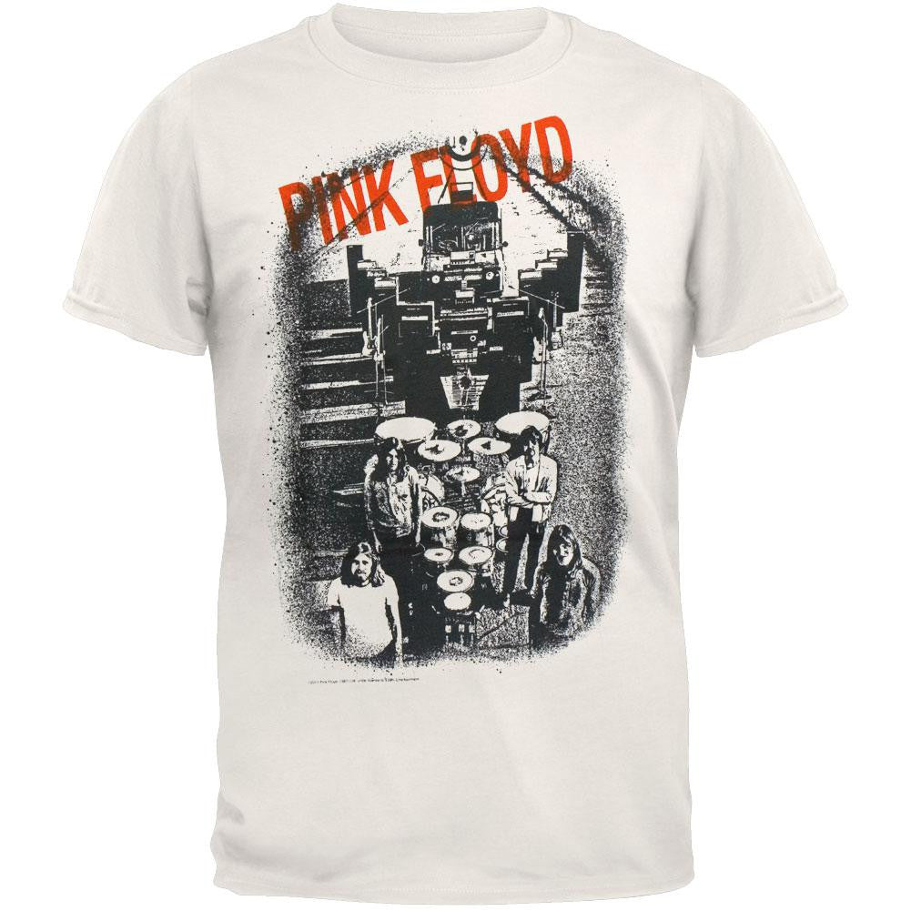 Pink Floyd - Overhead Soft T-Shirt Men's T-Shirts Pink Floyd 2XL White 