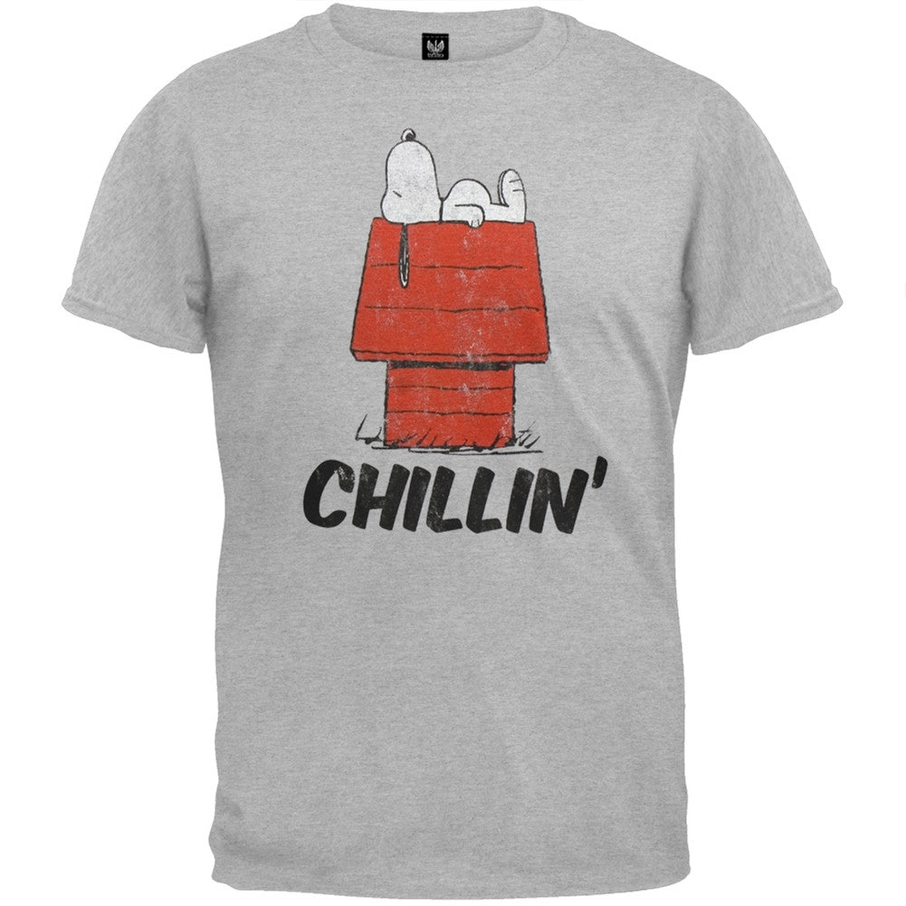 Peanuts - Snoopy Chillin Soft T-Shirt Men's T-Shirts Peanuts   