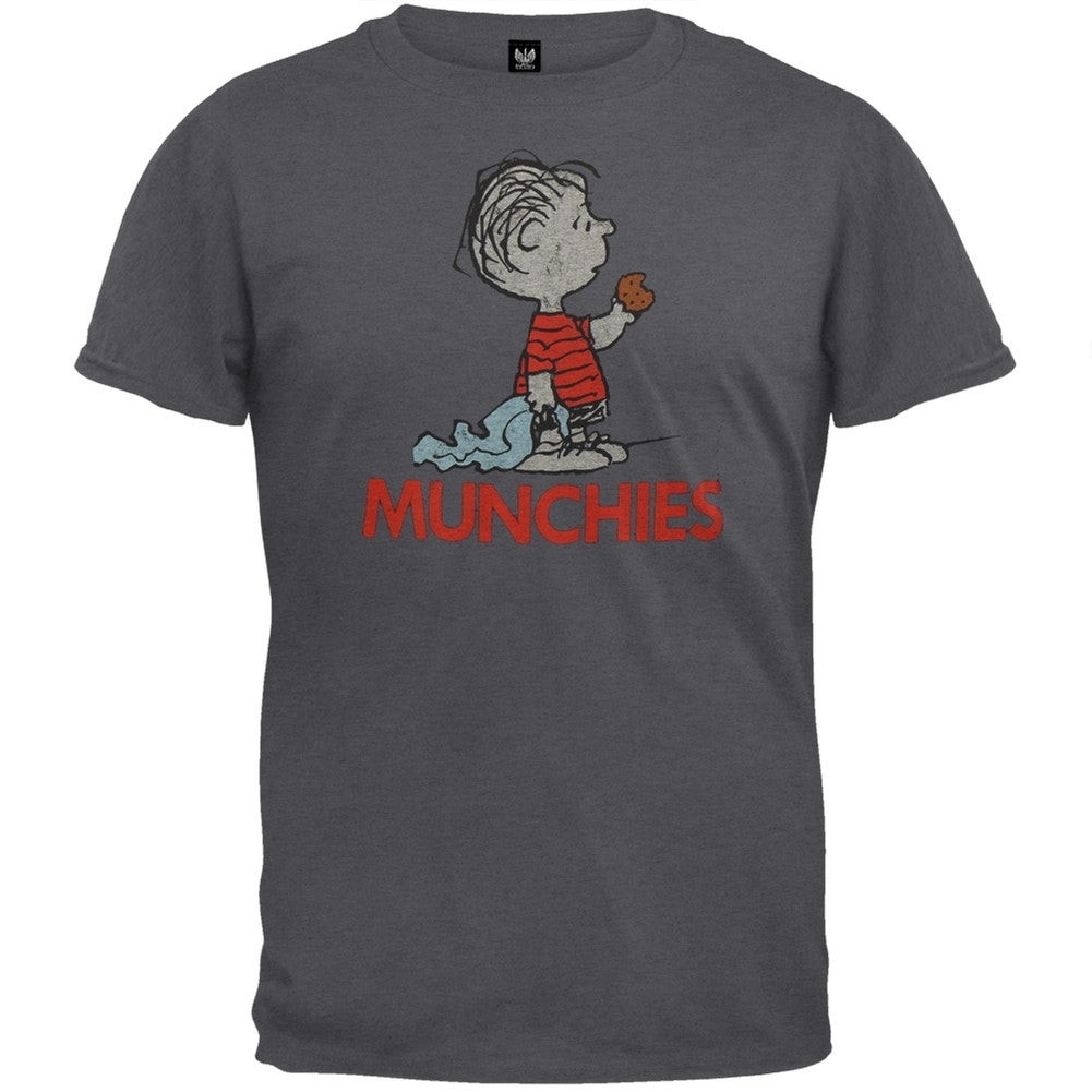 Peanuts - Linus Has the Munchies Soft T-Shirt Men's T-Shirts Peanuts   