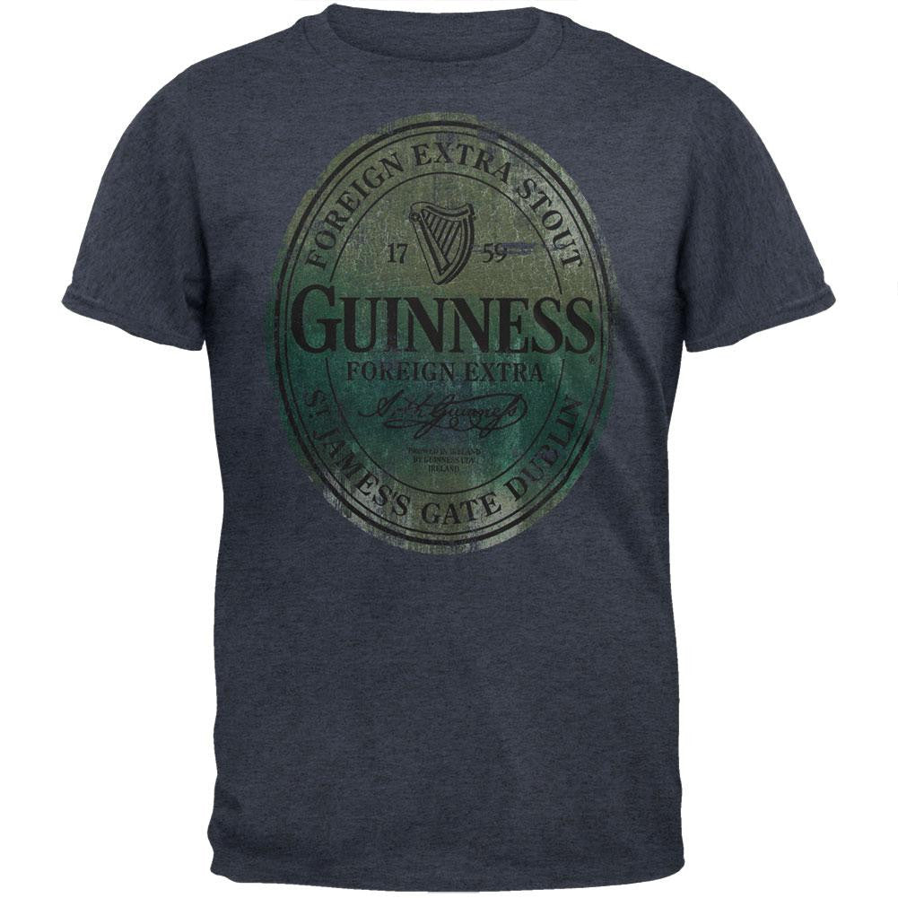 Guinness - Gradient Crest Soft T-Shirt Men's T-Shirts Guinness SM Grey 