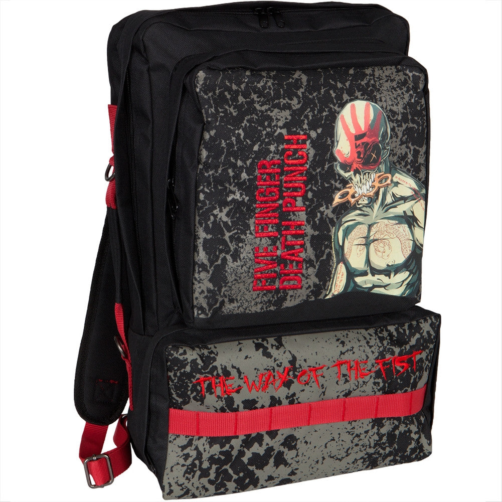 Five Finger Death Punch - Way of the Fist Backpack Backpacks Old Glory   