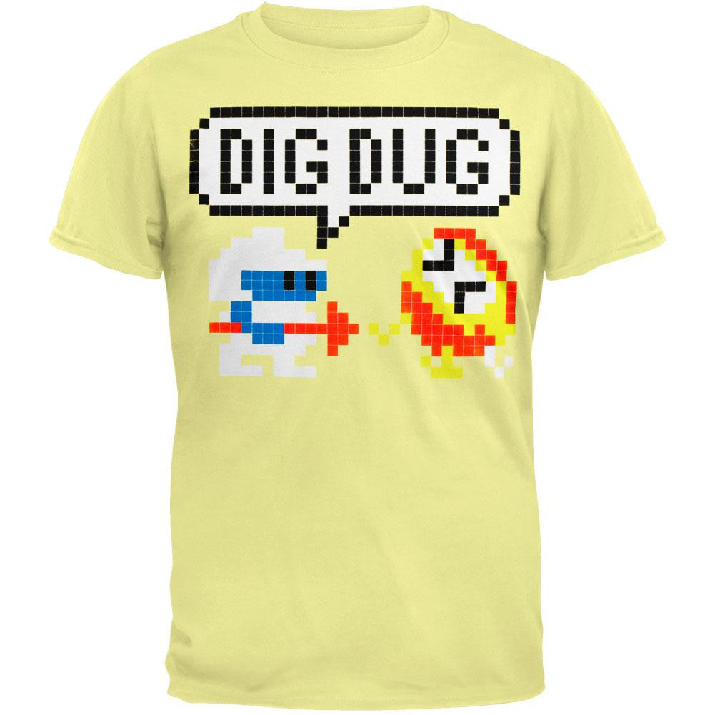 Dig Dug - Digging Good Soft T-Shirt Men's T-Shirts Dig Dug 2XL Yellow 