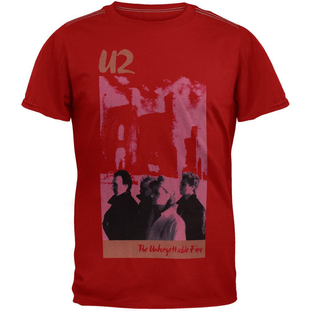 U2 - Unforgettable Fire Premium T-Shirt Men's T-Shirts U2 MD Red 