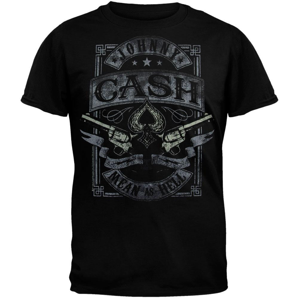 Johnny Cash - Mean As Hell T-Shirt – Old Glory